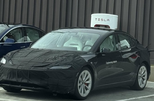 首搭赛车同款运动座椅：特斯拉 Model 3高性能版谍照曝光-第3张图片-海印网