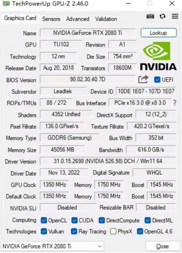 六年前的RTX 2080 Ti改造22GB显存：只要3600元-第10张图片-海印网