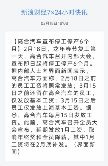 高合官宣停产6个月！剩下的新能源车可能也要死90%-第3张图片-海印网