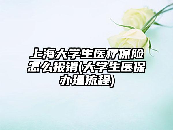 上海大学生医疗保险怎么报销(大学生医保办理流程)-第1张图片-海印网