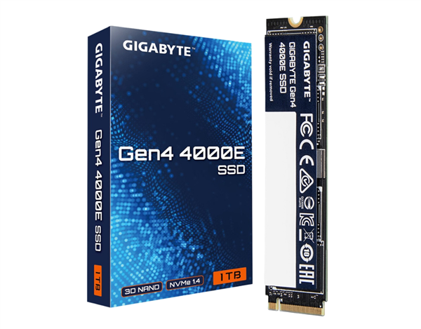 技嘉推出Gen 4 4000E M.2 NVMe SSD：4000MB/s顺序读取-第2张图片-海印网