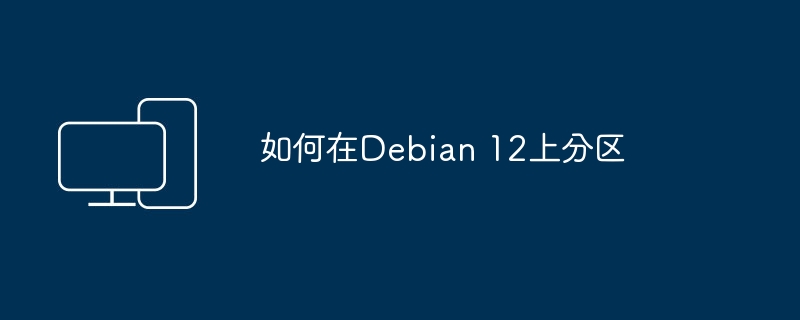 如何在Debian 12上分区-第1张图片-海印网