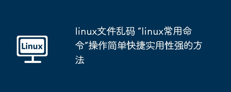 linux文件乱码 “linux常用命令”操作简单快捷实用性强的方法-第1张图片-海印网