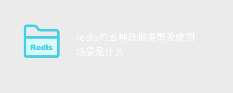 redis的五种数据类型及使用场景是什么