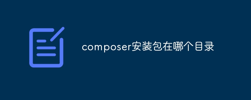 composer安装包在哪个目录-第1张图片-海印网