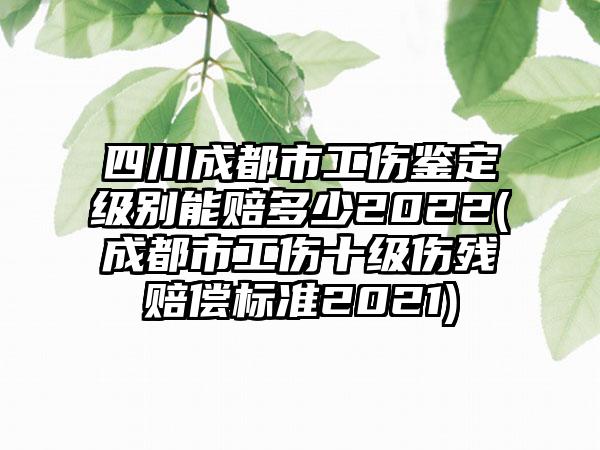 四川成都市工伤鉴定级别能赔多少2022(成都市工伤十级伤残赔偿标准2021)-第1张图片-海印网