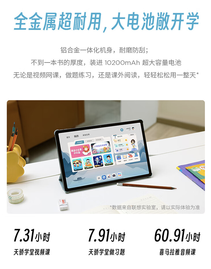 联想小新 Pad Plus 舒视版 12.7 英寸学习平板电脑开售，8+128 售 1399 元-第4张图片-海印网