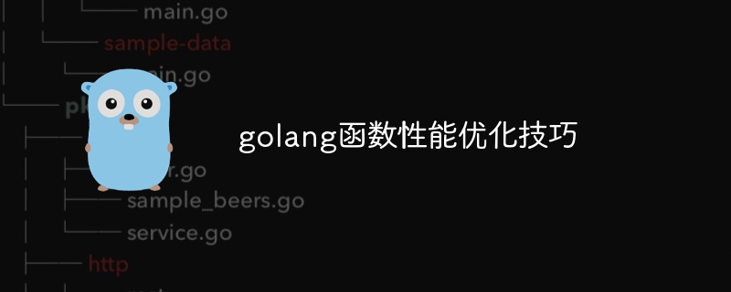 golang函数性能优化技巧-第1张图片-海印网