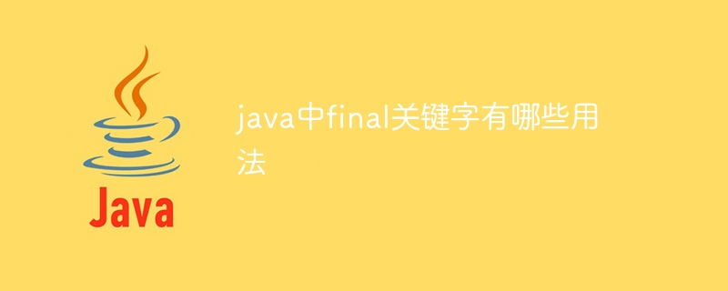 java中final关键字有哪些用法-第1张图片-海印网