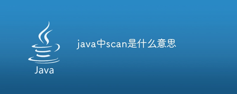 java中scan是什么意思-第1张图片-海印网