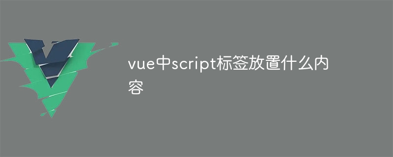 vue中script标签放置什么内容-第1张图片-海印网