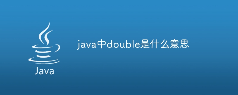 java中double是什么意思-第1张图片-海印网