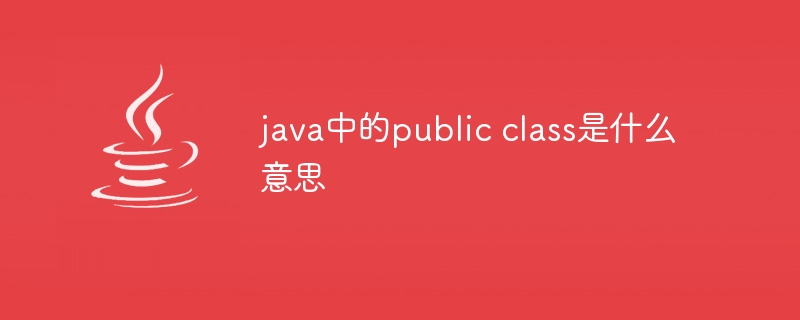 java中的public class是什么意思-第1张图片-海印网