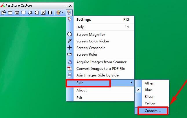 FastStone Capture怎么自定义皮肤 自定义皮肤方法-第3张图片-海印网