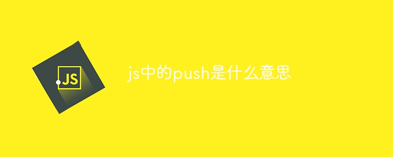 js中的push是什么意思-第1张图片-海印网