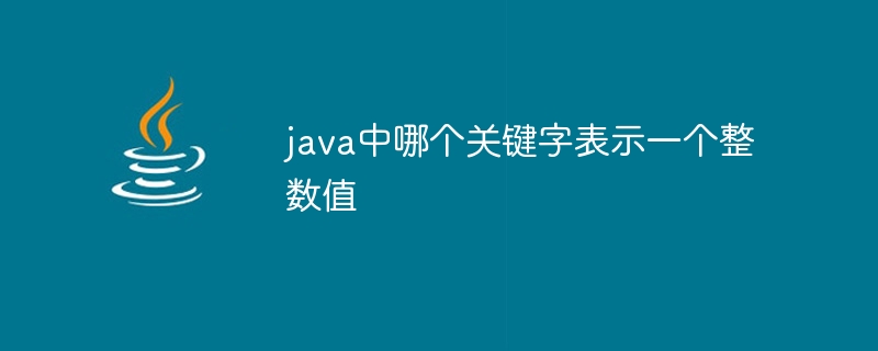 java中哪个关键字表示一个整数值-第1张图片-海印网