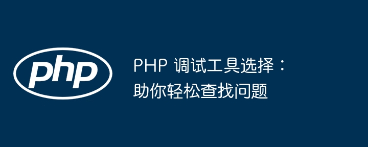 PHP 调试工具选择：助你轻松查找问题-第1张图片-海印网