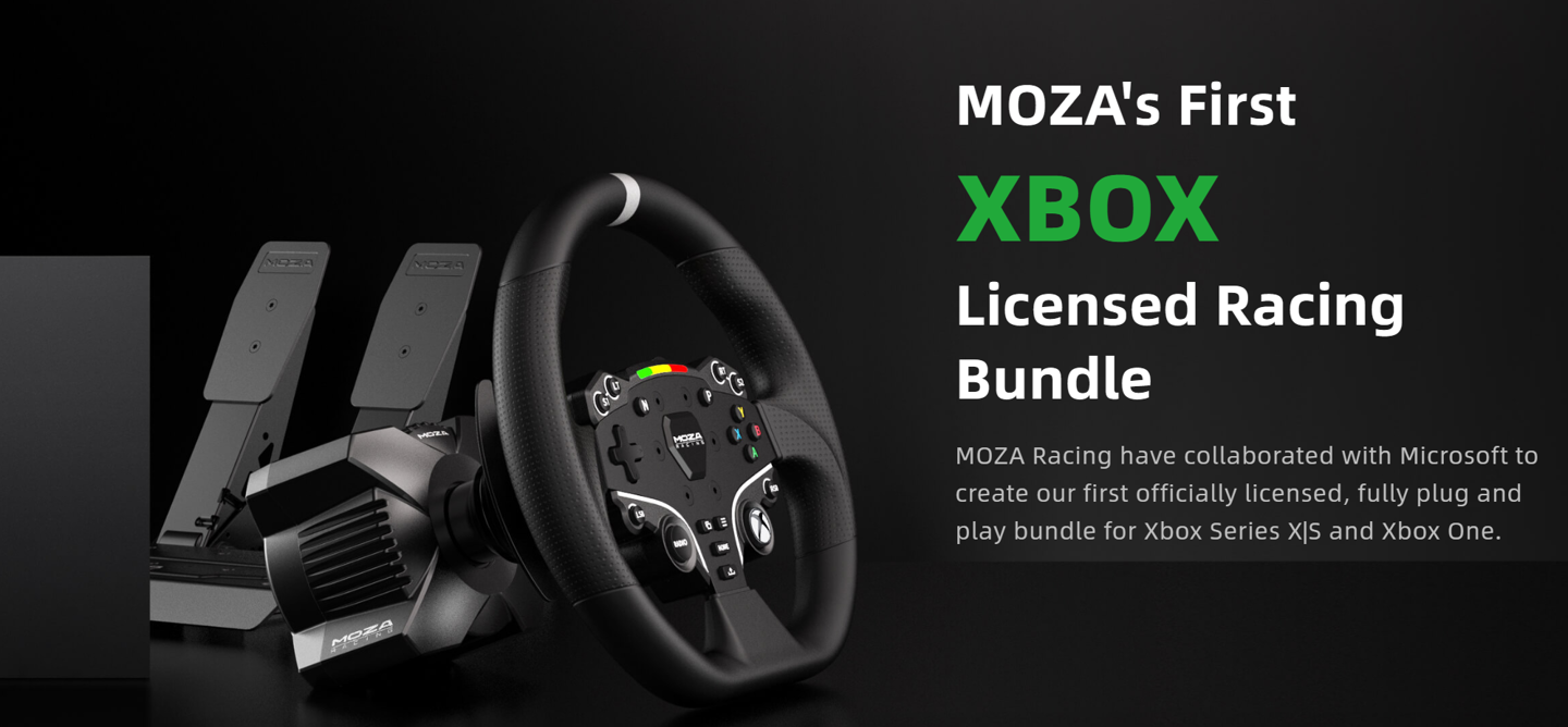 MOZA R3 伺服直驱赛车模拟器套装 5 月 17 日发布：Xbox 官方授权、3.9 牛米扭矩-第3张图片-海印网