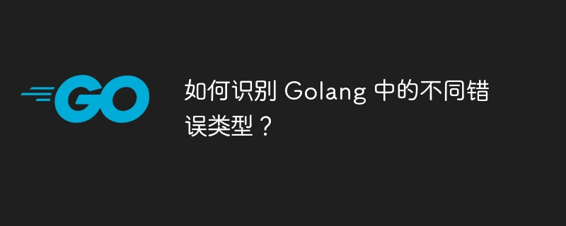 如何识别 Golang 中的不同错误类型？-第1张图片-海印网