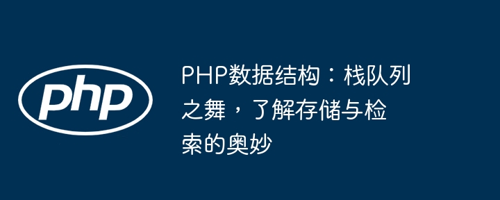 PHP数据结构：栈队列之舞，了解存储与检索的奥妙-第1张图片-海印网