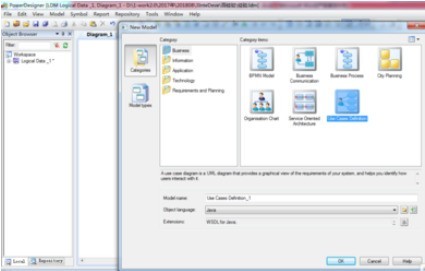 Power Designer创建用例模型的操作过程-第2张图片-海印网