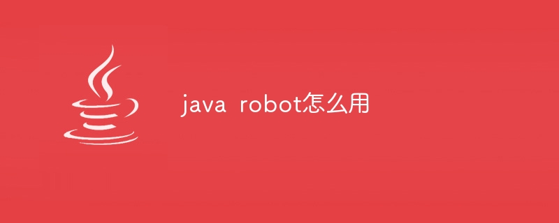 java robot怎么用-第1张图片-海印网