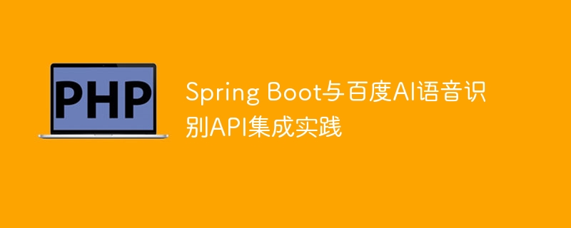 Spring Boot与百度AI语音识别API集成实践-第1张图片-海印网