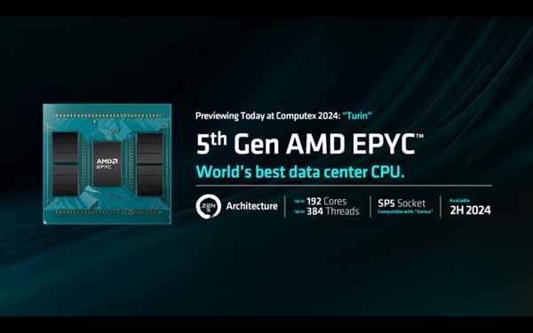 192核心384线程彻底无敌！AMD Zen5 EPYC下半年正式推出-第5张图片-海印网