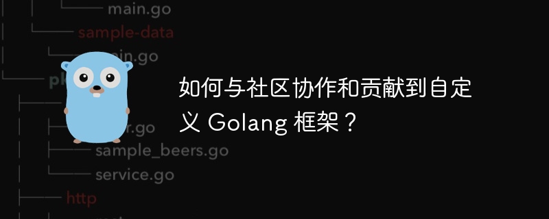 如何与社区协作和贡献到自定义 Golang 框架？-第1张图片-海印网