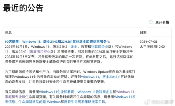 再见！微软放弃Windows 11最稳定两大版本：90天内快升级-第2张图片-海印网