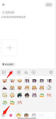 哔哩哔哩怎么添加表情符号 哔哩哔哩添加表情符号方法-第2张图片-海印网