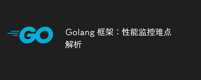 Golang 框架：性能监控难点解析-第1张图片-海印网