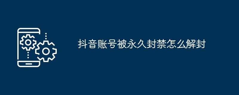 抖音账号被永久封禁怎么解封-第1张图片-海印网