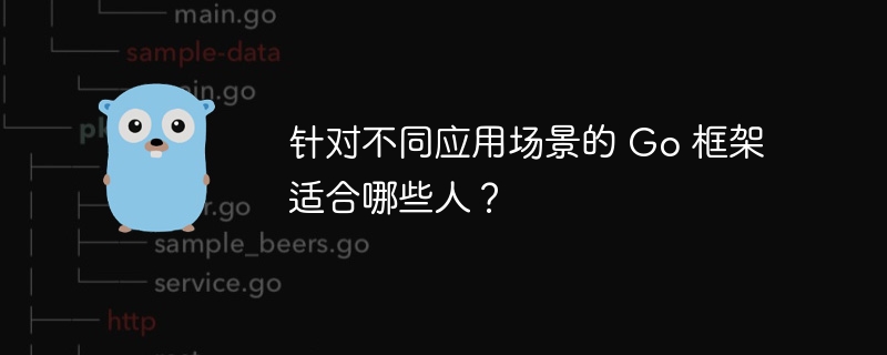 针对不同应用场景的 Go 框架适合哪些人？-第1张图片-海印网