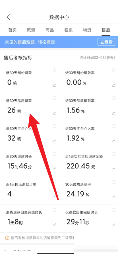 拼多多商家版怎么查看品质退货率 拼多多商家版查看品质退货率方法-第4张图片-海印网