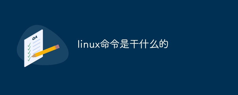 linux命令是干什么的