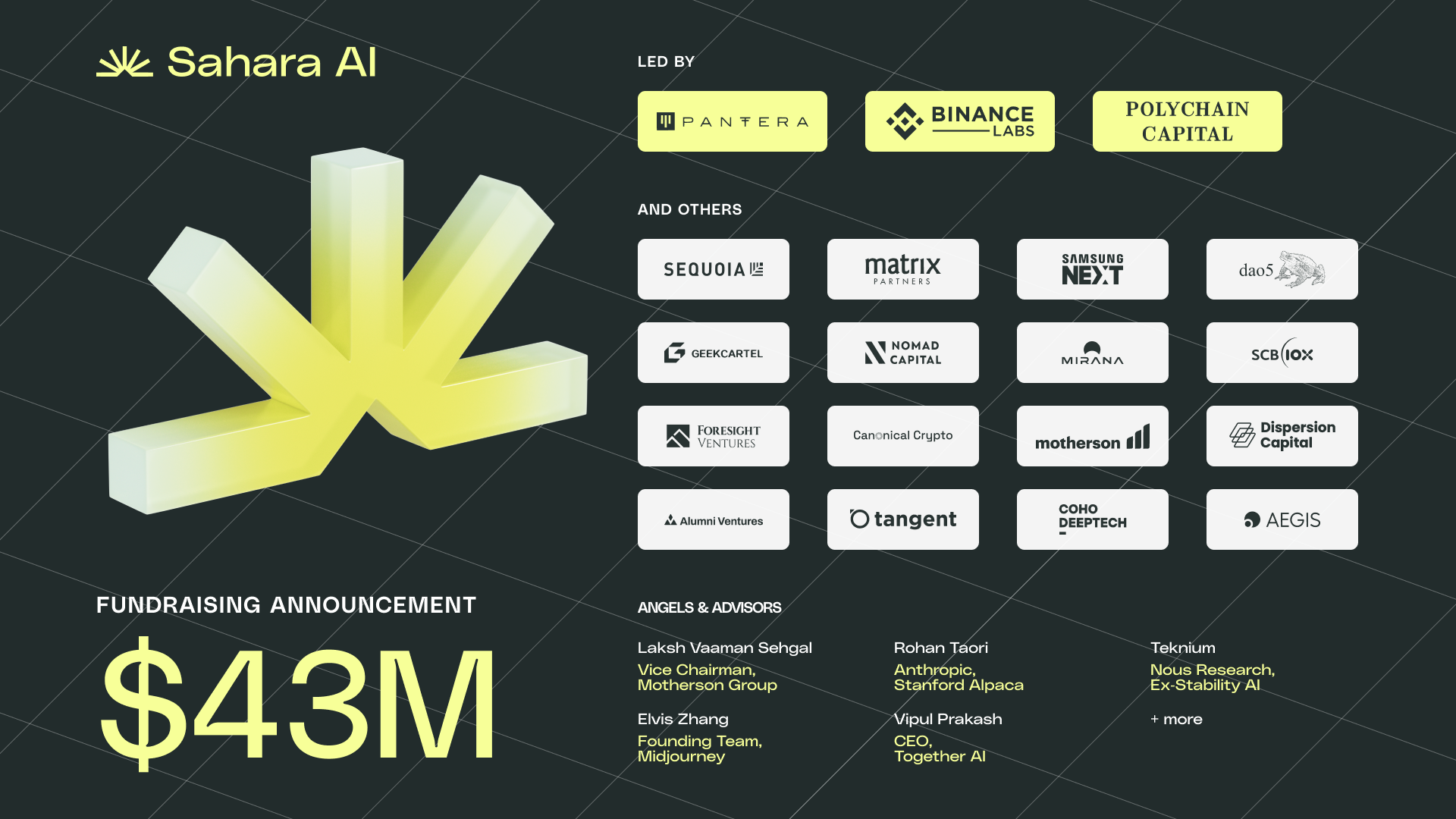 Sahara AI 完成4300万美元融资，打造协作型 AI 经济-第1张图片-海印网