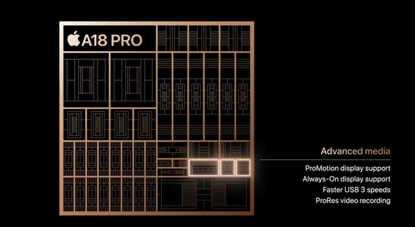 苹果正式发布A18 Pro：首发全新3nm、史上最快CPU/GPU-第5张图片-海印网