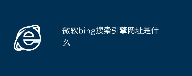 微软bing搜索引擎网址是什么-第1张图片-海印网