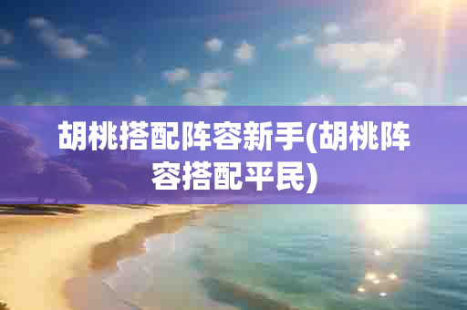 胡桃搭配阵容新手(胡桃阵容搭配平民)-第1张图片-海印网