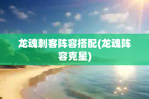 龙魂刺客阵容搭配(龙魂阵容克星)-第1张图片-海印网