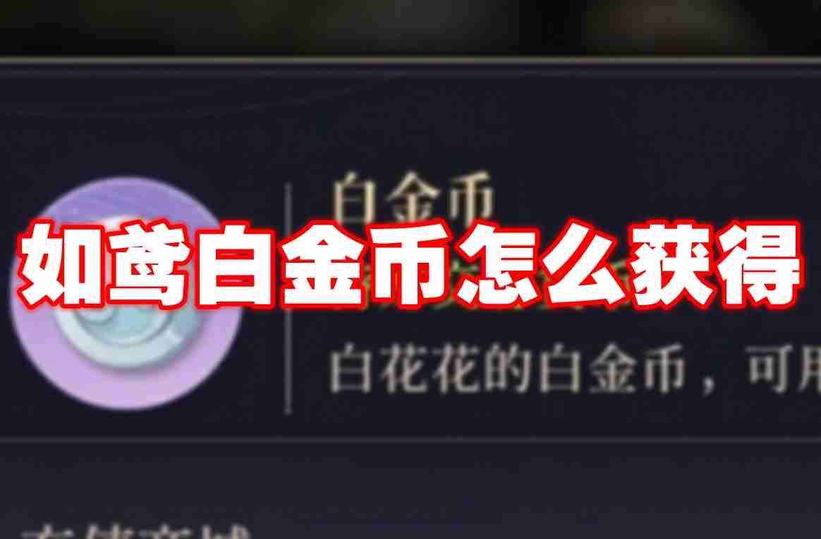 如鸢白金币怎么获得 如鸢白金币获得方法-第1张图片-海印网