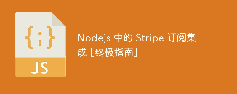 Nodejs 中的 Stripe 订阅集成 [终极指南]-第1张图片-海印网