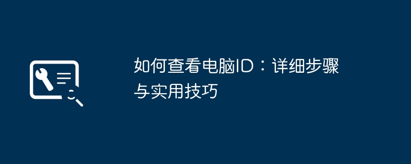 如何查看电脑ID：详细步骤与实用技巧-第1张图片-海印网