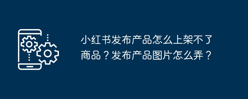 小红书发布产品怎么上架不了商品？发布产品图片怎么弄？-第1张图片-海印网