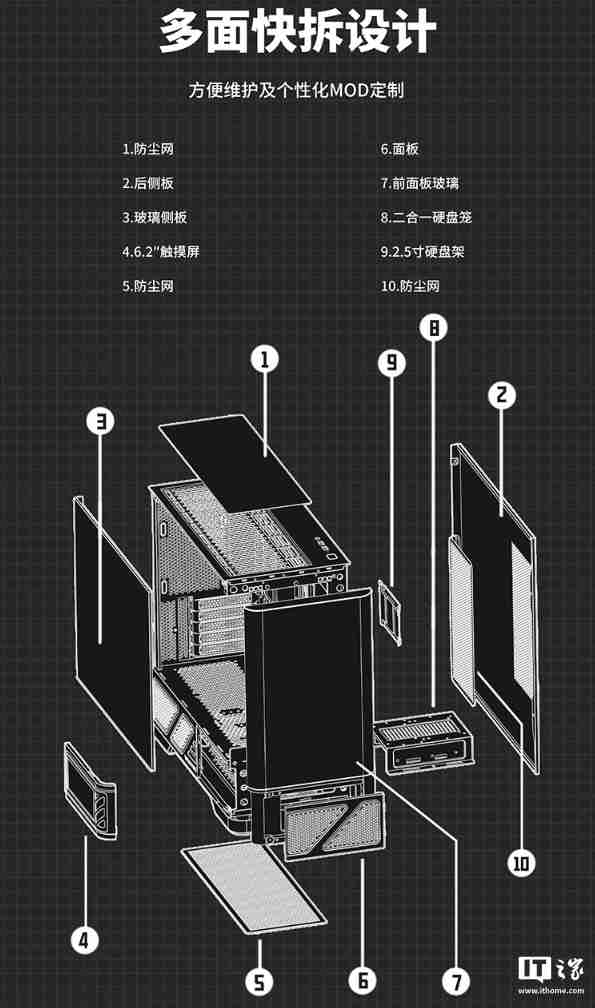 瓦尔基里台式电脑机箱 VK03-第8张图片-海印网