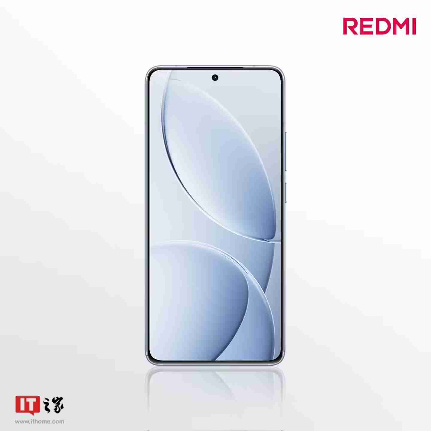 小米REDMI K80标准版手机独有配色“汐月蓝”亮相：2.5D立边设计、哑光金属边框-第2张图片-海印网