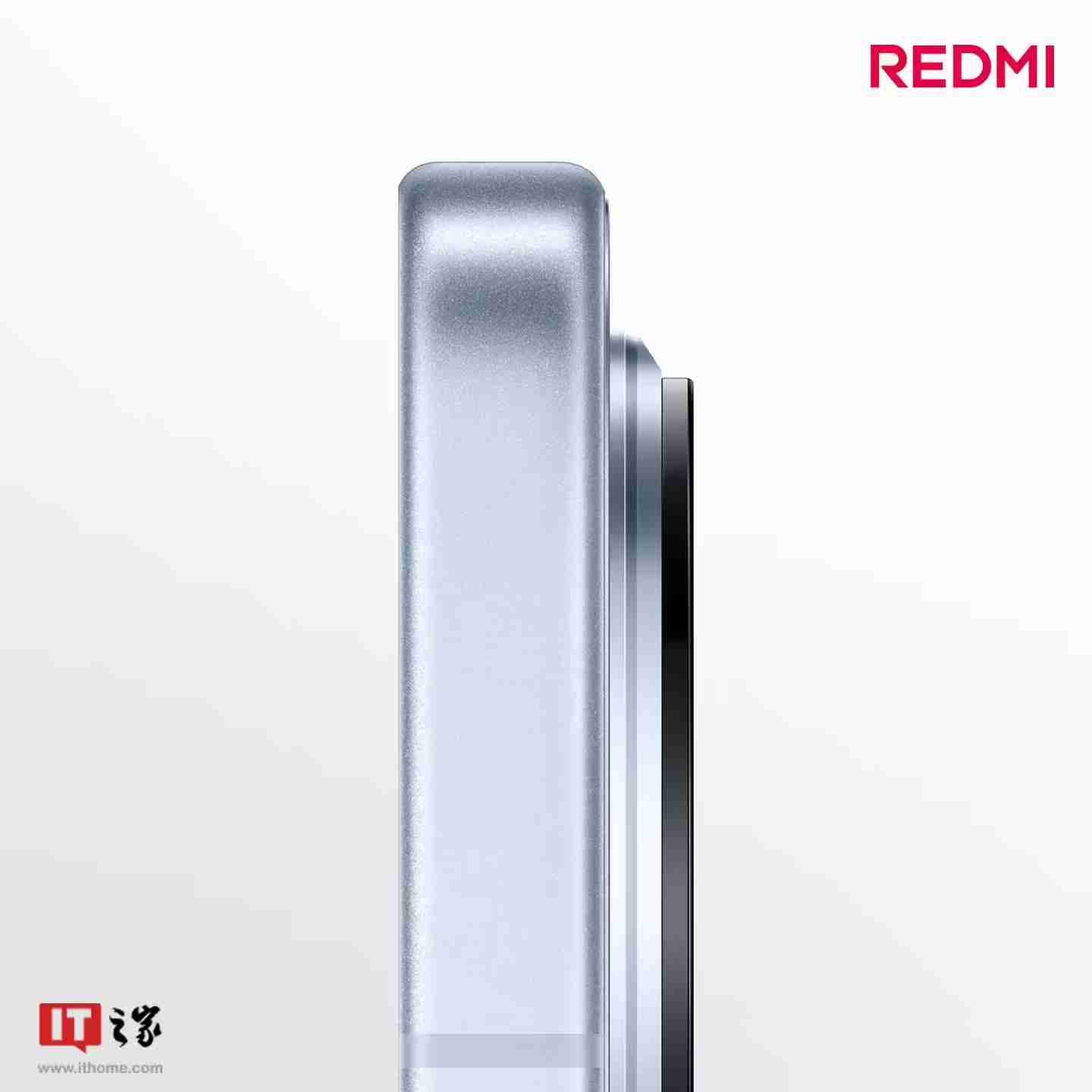 小米REDMI K80标准版手机独有配色“汐月蓝”亮相：2.5D立边设计、哑光金属边框-第8张图片-海印网