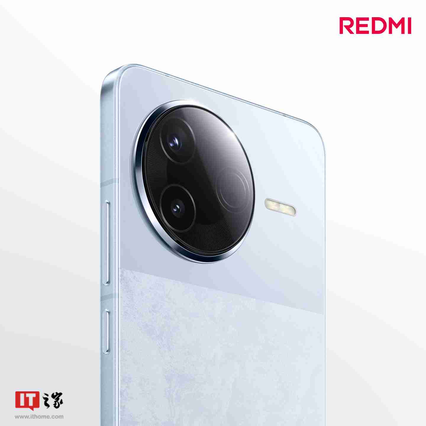 小米 REDMI K80 标准版手机独有配色「汐月蓝」亮相：2.5D 立边设计、哑光金属边框-第4张图片-海印网