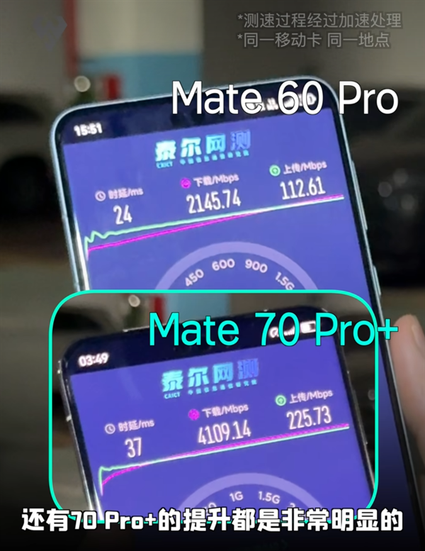 比5.5G还快！华为Mate 70 Pro+网速实测：比Mate 60 Pro快一倍-第1张图片-海印网